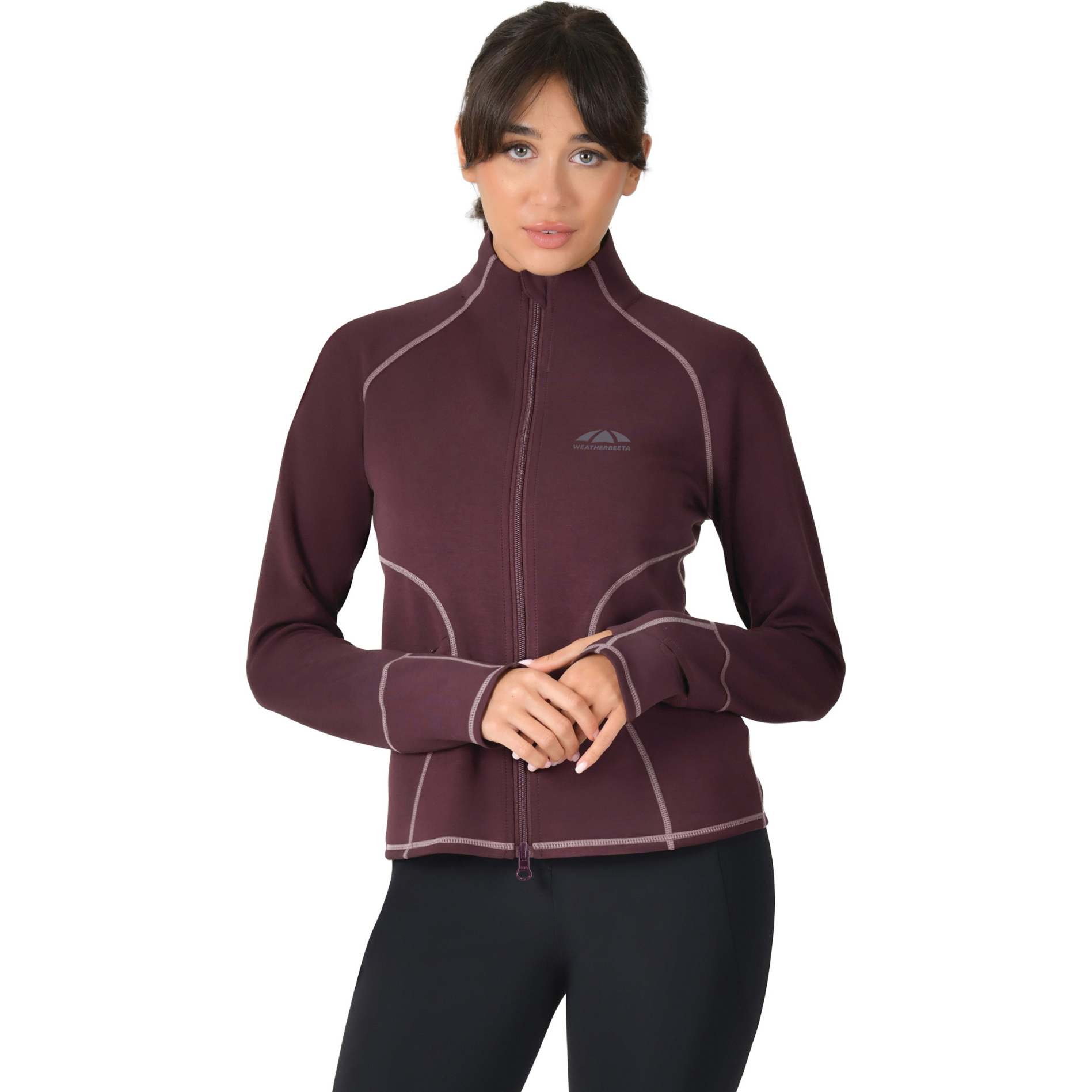 2025 Weatherbeeta Damen Kupfer Leistung Jacke 1028841 - Mulberry